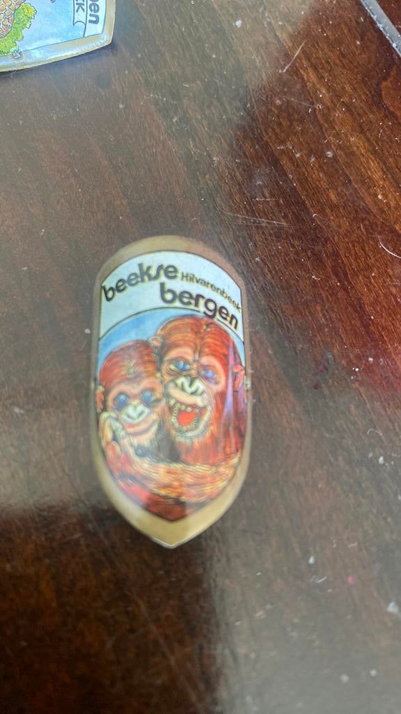 Wandelstok plaatje Beekse Bergen, chimpansee, Ophalen, Nieuw