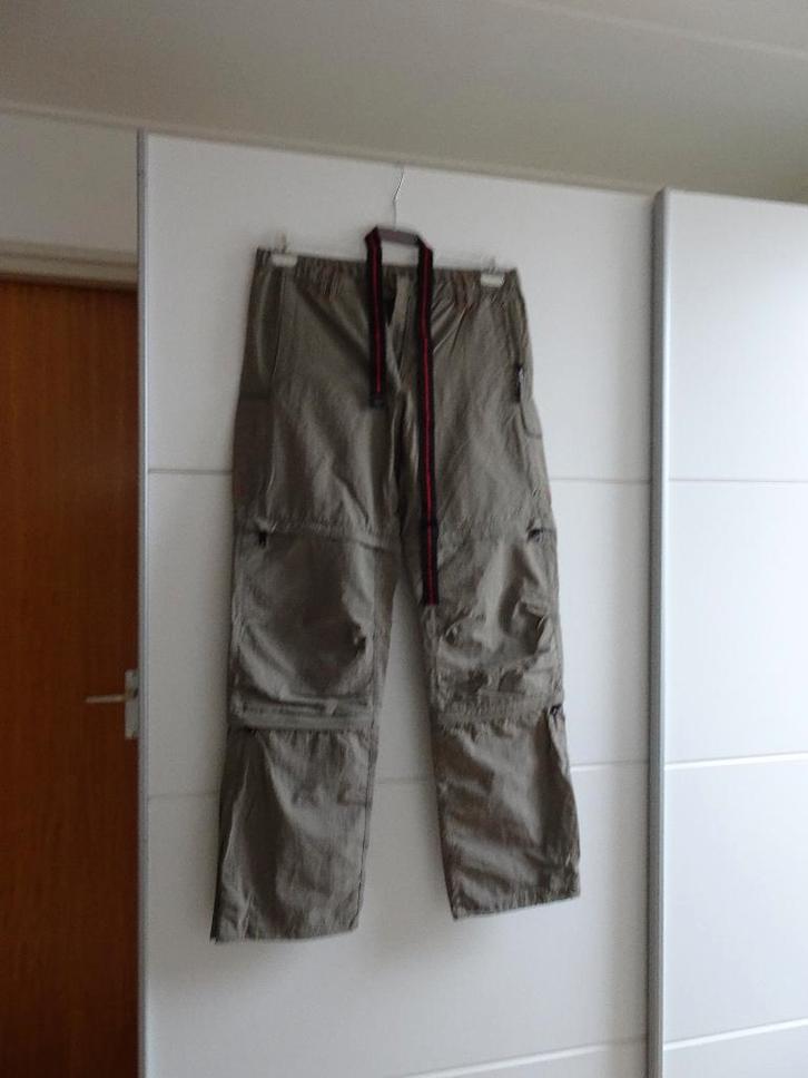 dames (wandel) afrits broek, Kleding | Dames, Broeken en Pantalons, Zo goed als nieuw, Maat 38/40 (M), Bruin, Lang, Ophalen of Verzenden