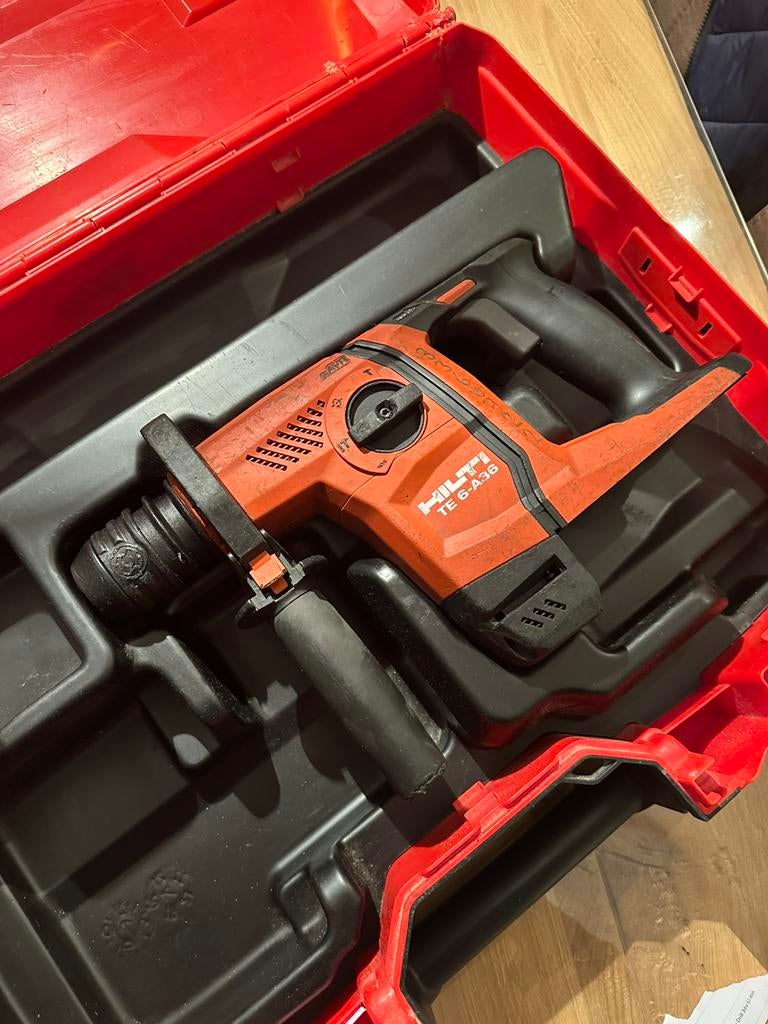 Hilti TE 6-A36 boorhamer SDS+ (36V), Boor- en/of Breekhamer, Ophalen of Verzenden, Variabele snelheid, Gebruikt