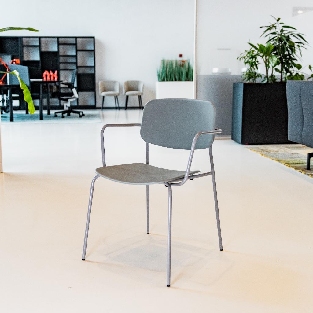Mobboli Cap Stoel, Huis en Inrichting, Stoelen, Ophalen, Zo goed als nieuw, Grijs, Eén