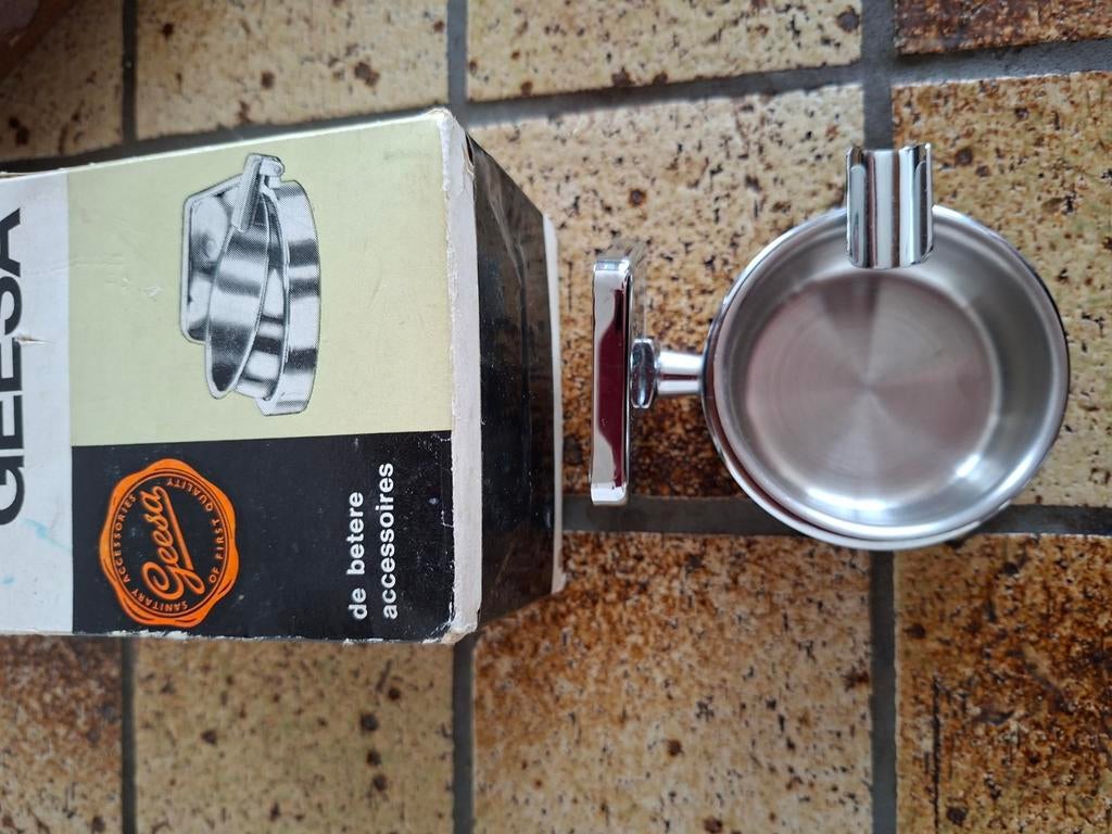 Geesa RVS Wand Asbakje, Ophalen, Zo goed als nieuw, Asbak