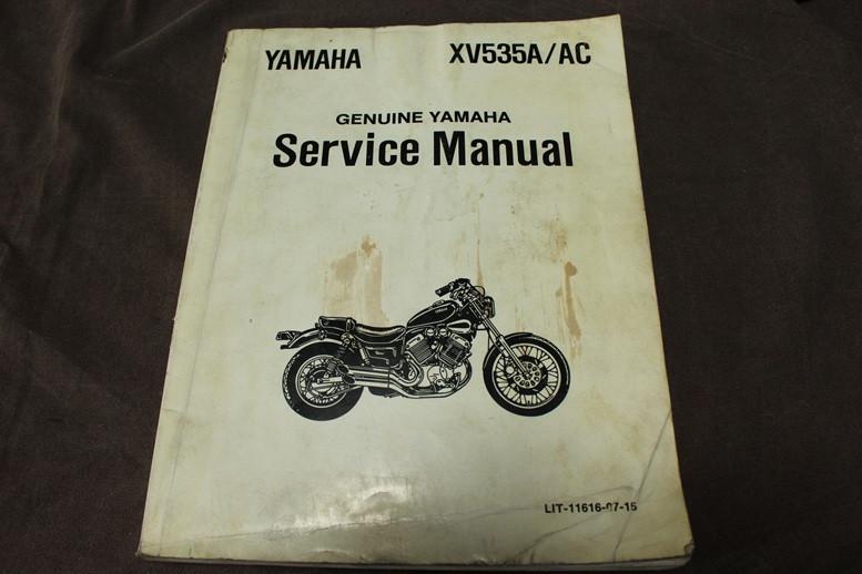 Yamaha XV535 A-AC 1986 1989 motorcycle service manual Virago, Ophalen of Verzenden, Yamaha