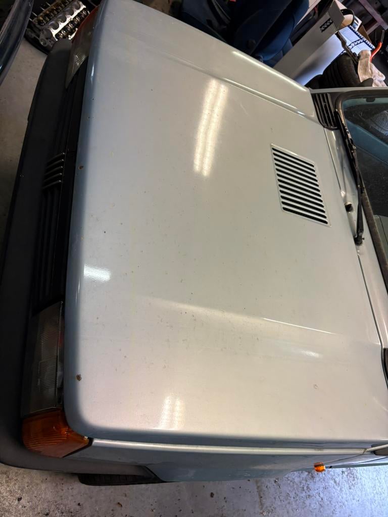 Panda 141 grille, motorkap en achterklep 804a Azzuro Astrale, Ophalen, Gebruikt, Fiat, Achterklep