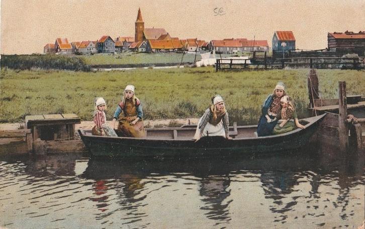 KLEDERACHT KINDEREN UIT 1912 ZEER MOOIE OUDE KAART. Kl649, Verzamelen, Ansichtkaarten | Themakaarten, Gelopen, Voor 1920, Klederdracht