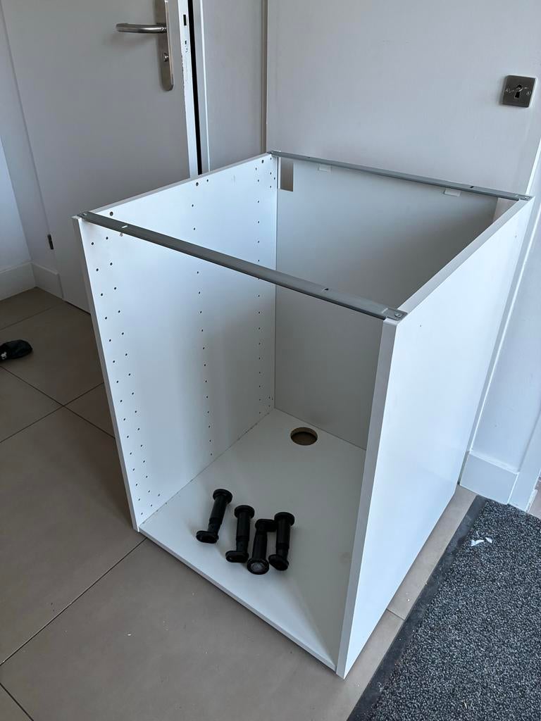 IKEA Metod onderkast/element wit (2 beschikbaar), Huis en Inrichting, Keuken | Keukenelementen, Ophalen, Wit, 50 tot 100 cm, Zo goed als nieuw