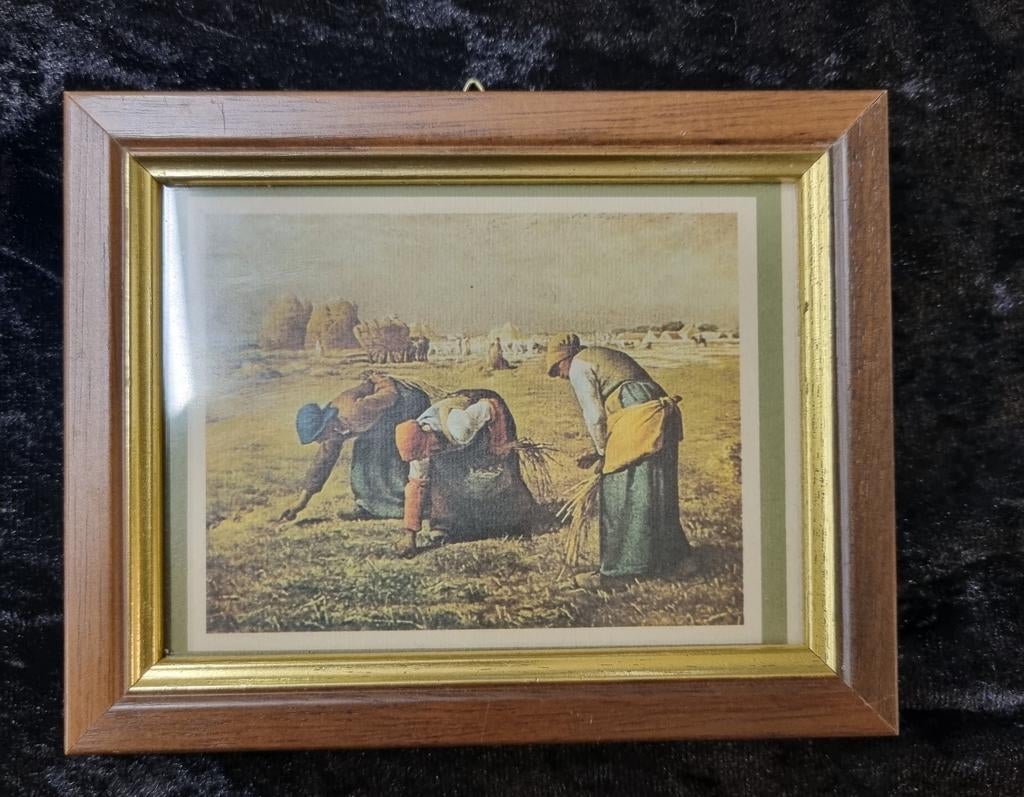 Reproductie Aarenleesters van Millet, Ophalen of Verzenden