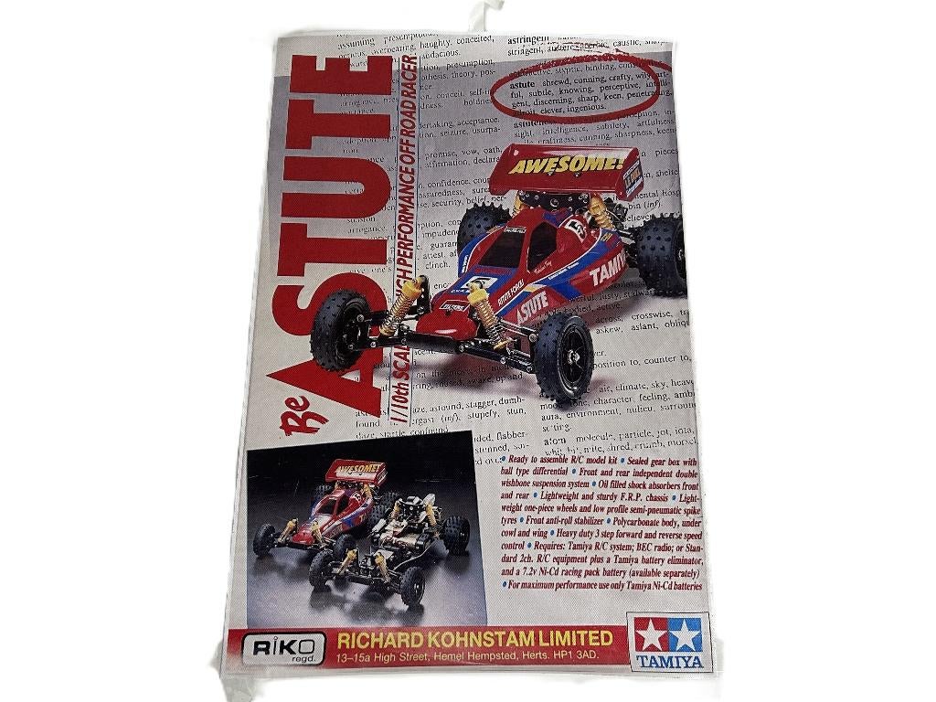 Vintage 1989 Tamiya Astute canvas 30x45cm nieuw, Ophalen of Verzenden, Nieuw, Overige schalen, Onderdeel