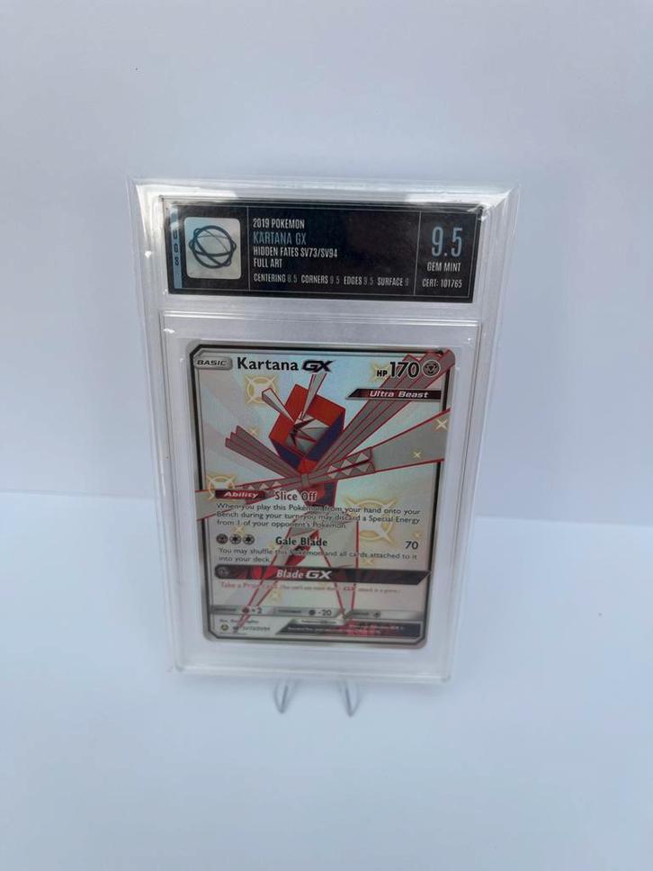 Kartana GX UGS 9.5 Pokemon kaart, Hobby en Vrije tijd, Verzamelkaartspellen | Pokémon, Zo goed als nieuw, Losse kaart, Foil, Ophalen of Verzenden