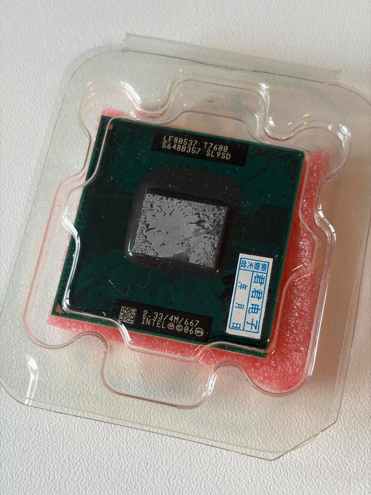 Intel Core2Duo T7600 processor, Computers en Software, Processors, Gebruikt, 2-core, 2 tot 3 Ghz, Ophalen of Verzenden