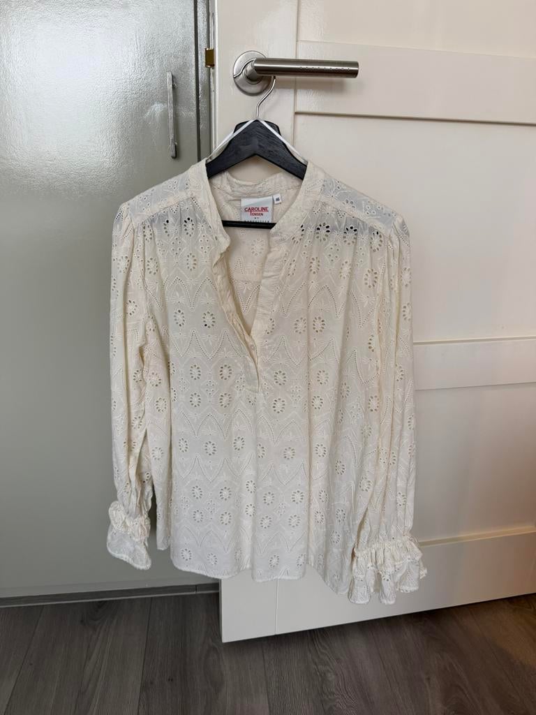 Creme blouse mart visser/C.Tensen maat 46 zgan, Kleding | Dames, Blouses en Tunieken, Ophalen of Verzenden, Zo goed als nieuw