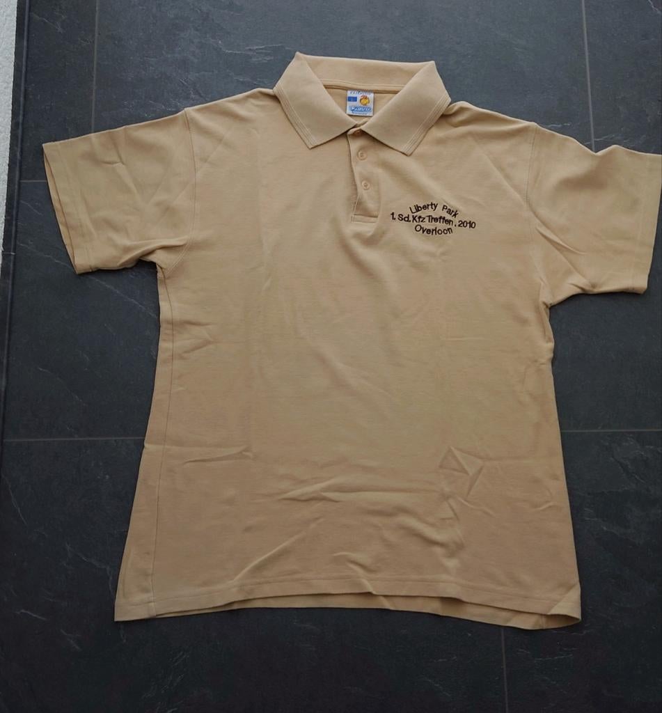 Militracks Overloon 2010 1e Polo Shirt mt L, Ophalen of Verzenden, Landmacht, Nederland, Kleding of Schoenen