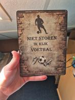 Tekstbord niet storen ik kijk voetbal, Ophalen of Verzenden