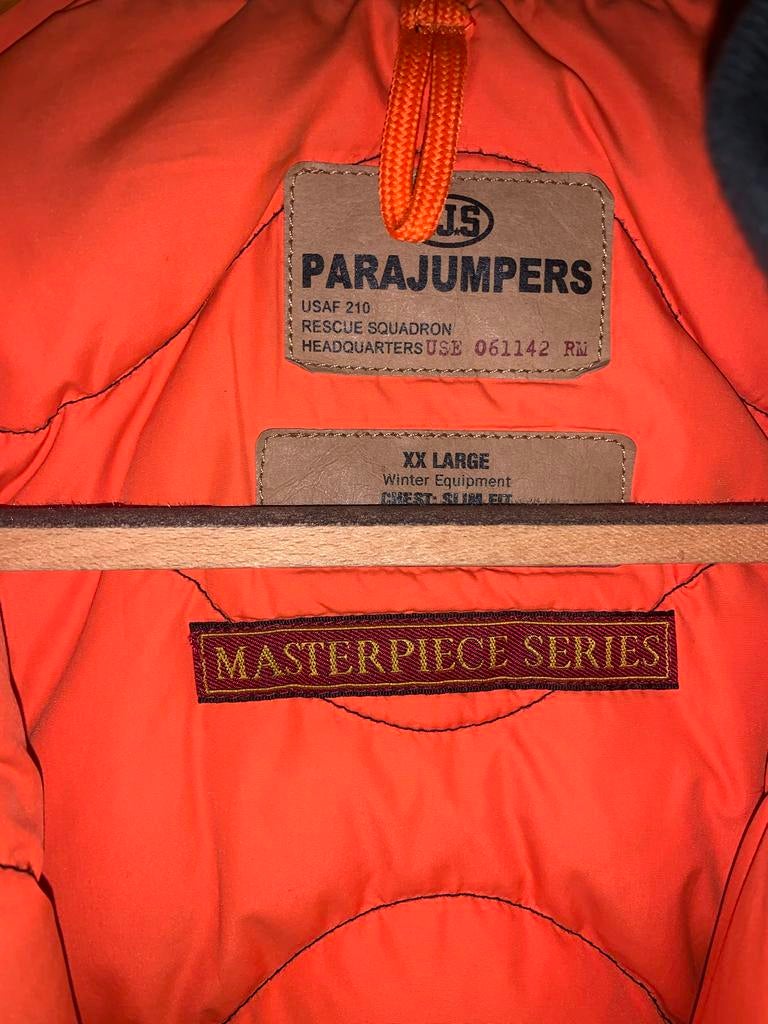 Parajumpers Masterpiece Series Winterjas Zwart XXL, Ophalen of Verzenden, Zo goed als nieuw, Overige maten, Zwart