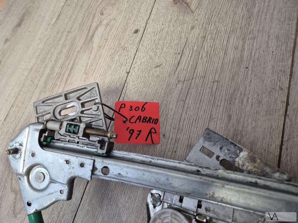 Raammechanisme ELEKTRISCH van Peugeot 306 cabrio rechtsvoor, Auto-onderdelen, Gebruikt, -, -, Ophalen of Verzenden