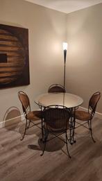 Franse gietijzeren Bistro, Ophalen, 50 tot 100 cm, Rond, 50 tot 100 cm