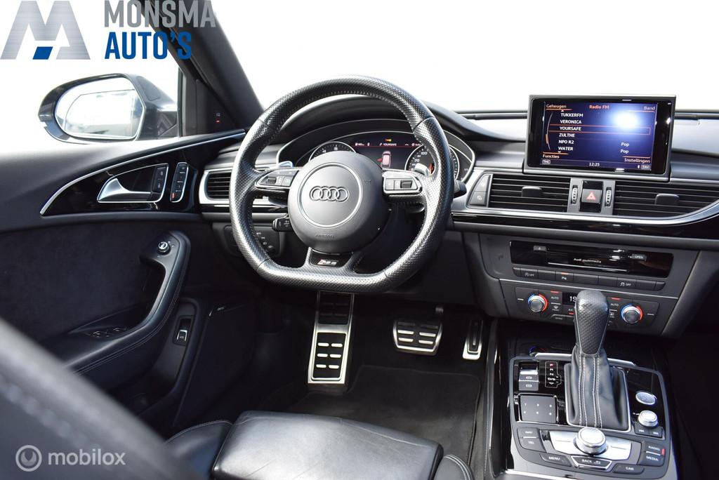 Audi A6 Avant 3.0 TFSI q. MTM 440pk Oolonggrau RS-stoelen AC, Gebruikt, 2995 cc, Adaptive Cruise Control, 1790 kg