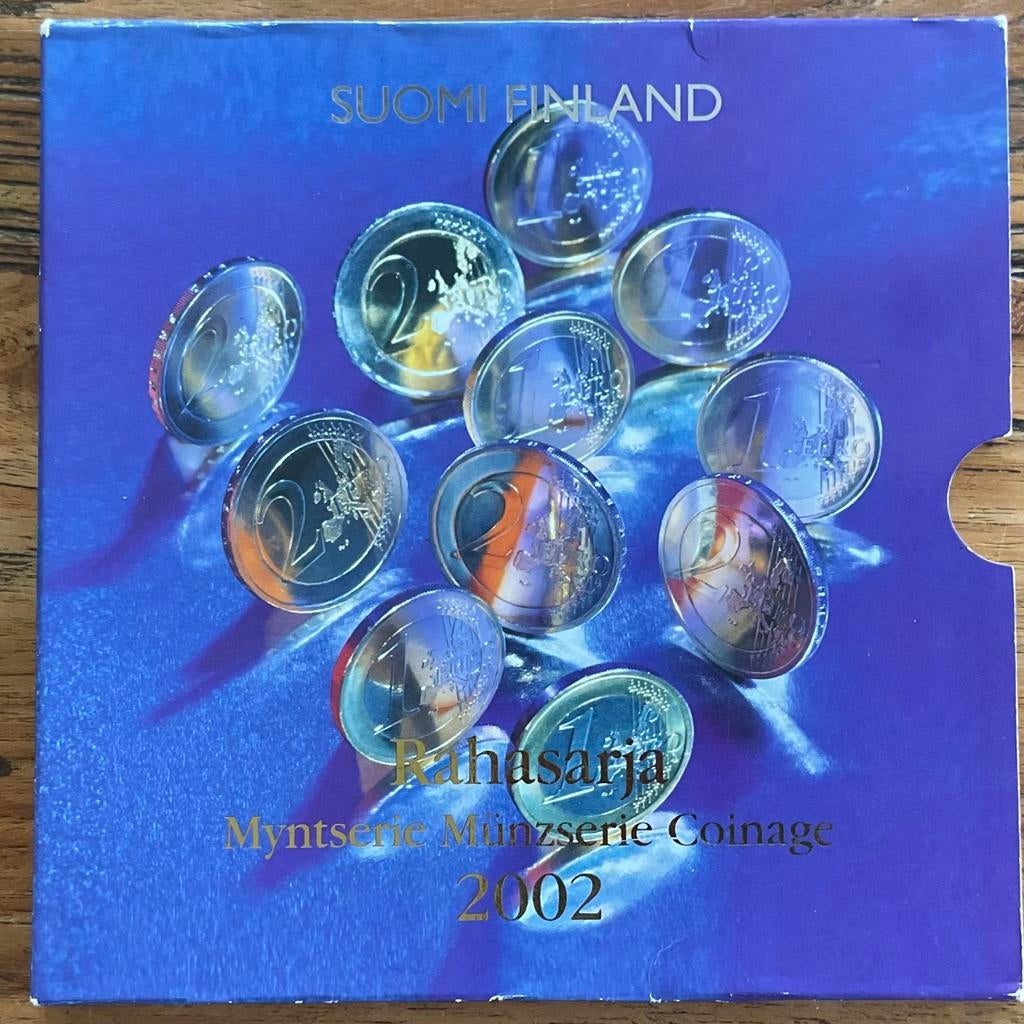 Finland Euro Set 2002 - Eerste Finse Euromuntset, Ophalen of Verzenden, Finland, Overige waardes, Setje