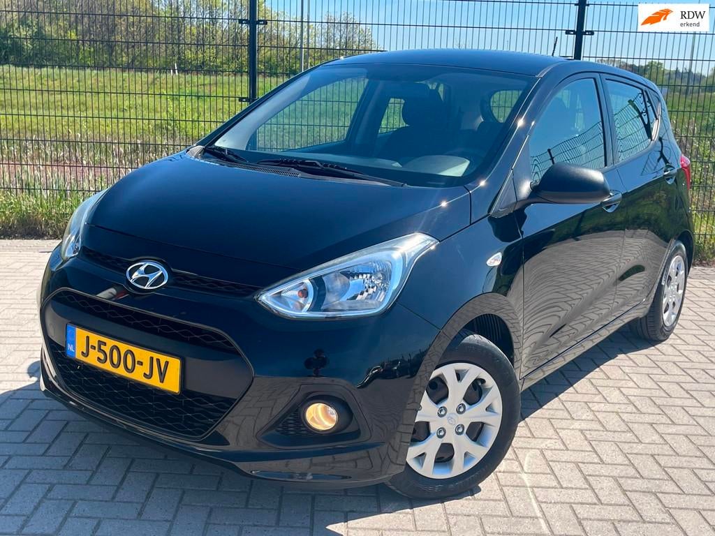 Hyundai I10 1.0i i-Motion Automaat | AIRCO |, Auto's, Hyundai, Stof, Gebruikt, Zwart, 927 kg