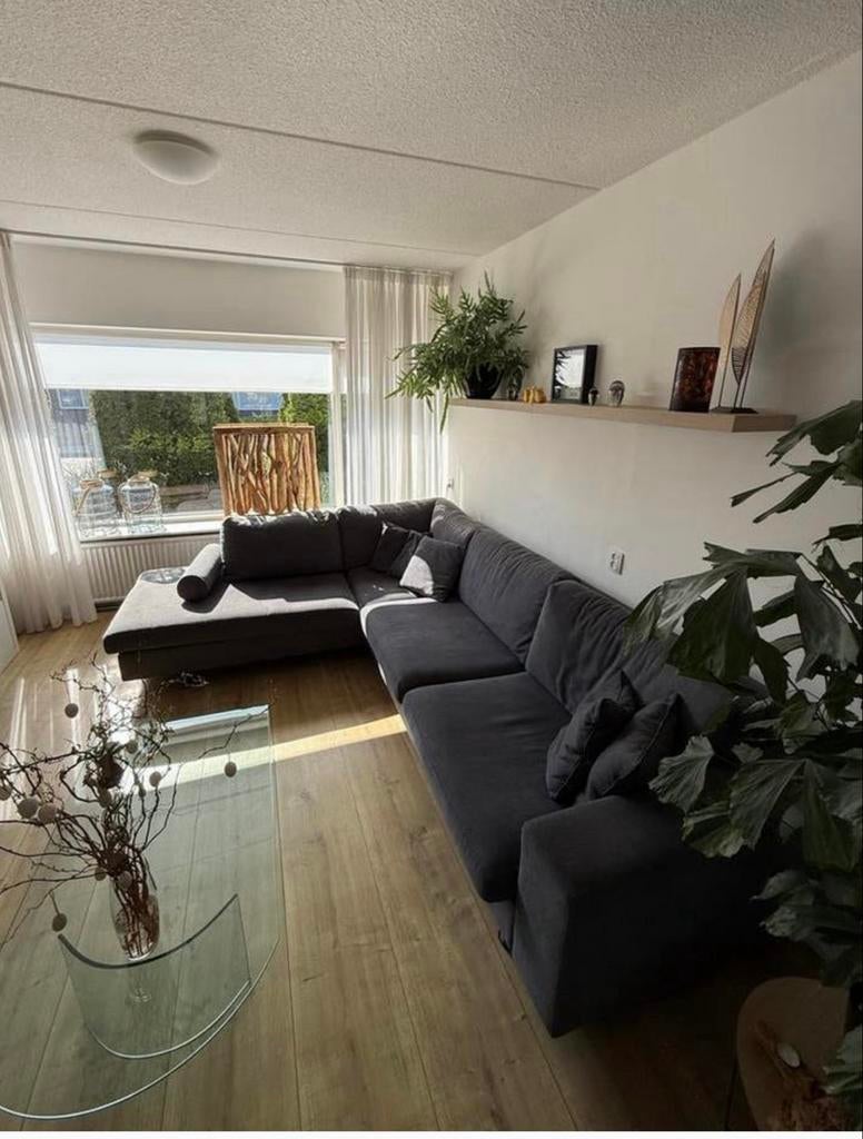 Ruime hoekbank voor 5-6 personen, Huis en Inrichting, Banken | Bankstellen, Ophalen, Gebruikt, Hoekbank, Stof