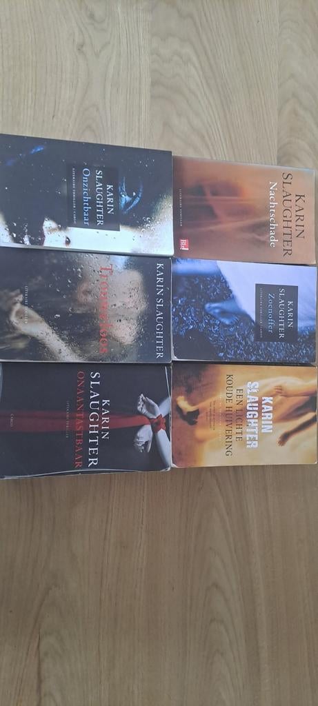 Karin Slaughter boeken, Boeken, Thrillers, Ophalen of Verzenden, Gelezen