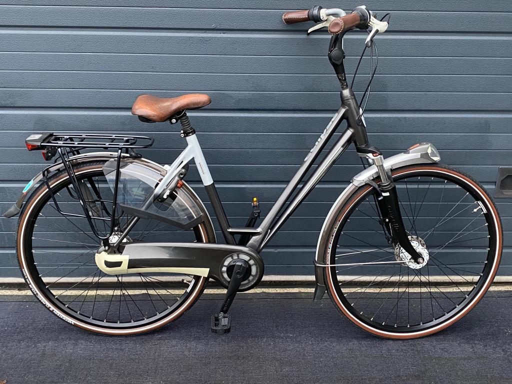 Gazelle eclipse D 53cm 8versnellingen, Fietsen en Brommers, Fietsen | Dames | Damesfietsen, Ophalen, Gebruikt, Cleanbikes, Versnellingen