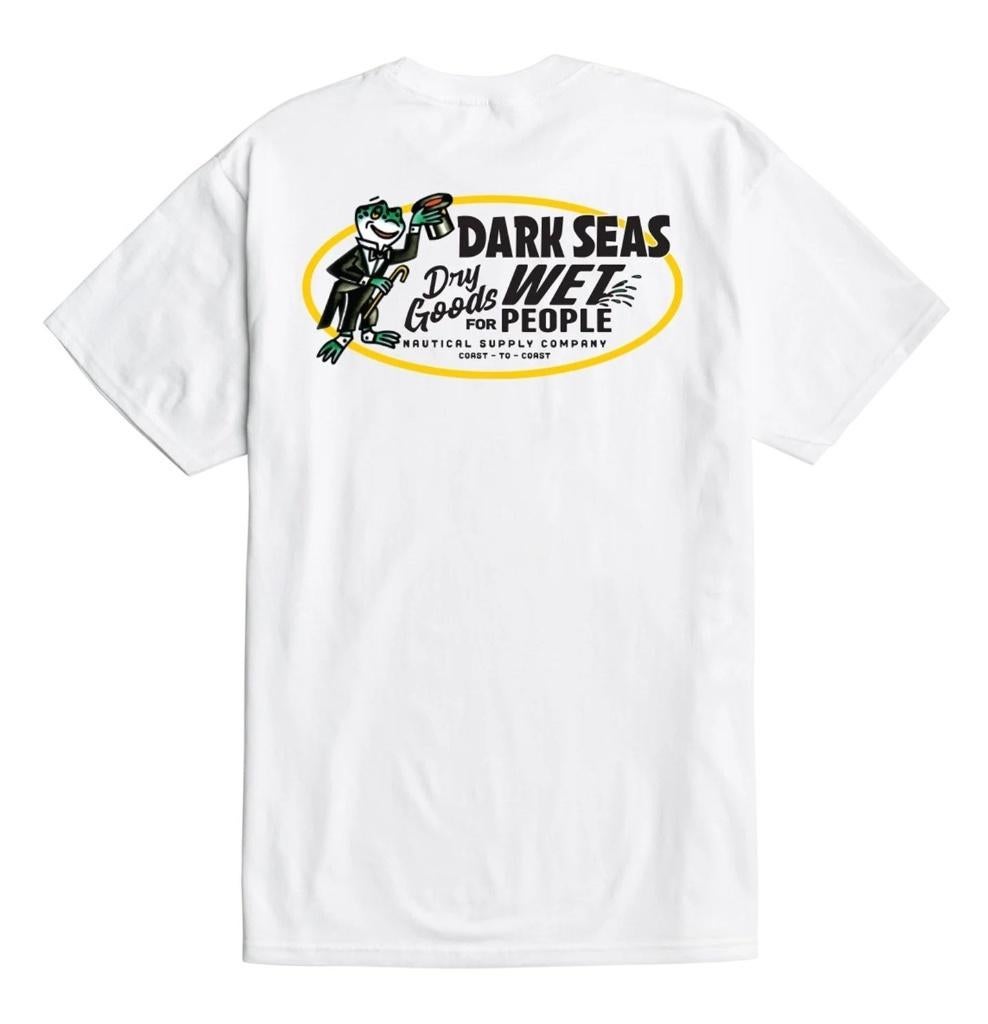 Dark seas water works t-shirt white, Dark seas, Info@workingclassrebel.com, Wit, Nieuw