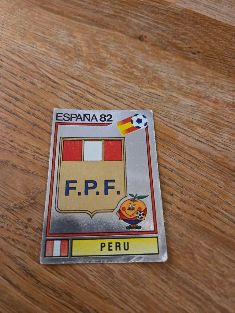 Panini WK 82, Ophalen of Verzenden, Zo goed als nieuw, Buitenlandse clubs, Poster, Plaatje of Sticker