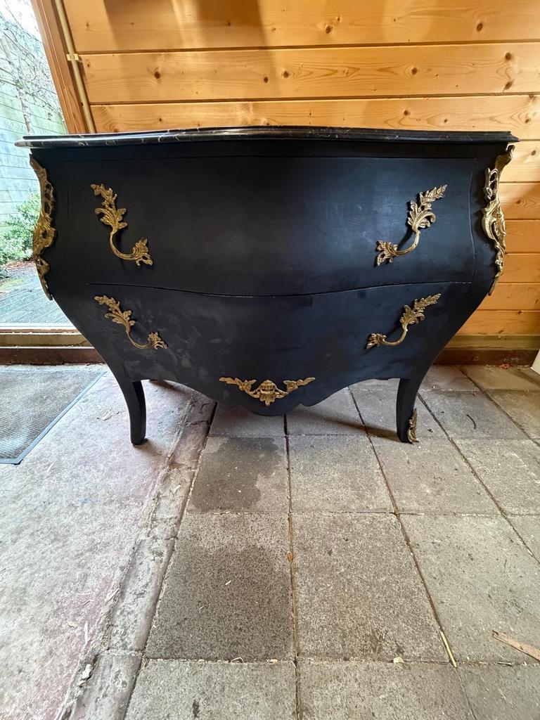 Buikkastje met marmeren blad - 120x56x90 cm, Overige materialen, 100 tot 150 cm, Ophalen of Verzenden, Zo goed als nieuw