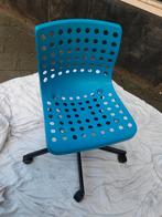 Ikea Sporren bureaustoel, blauw, Huis en Inrichting, Bureaustoelen, Ophalen, Gebruikt, Blauw, Bureaustoel