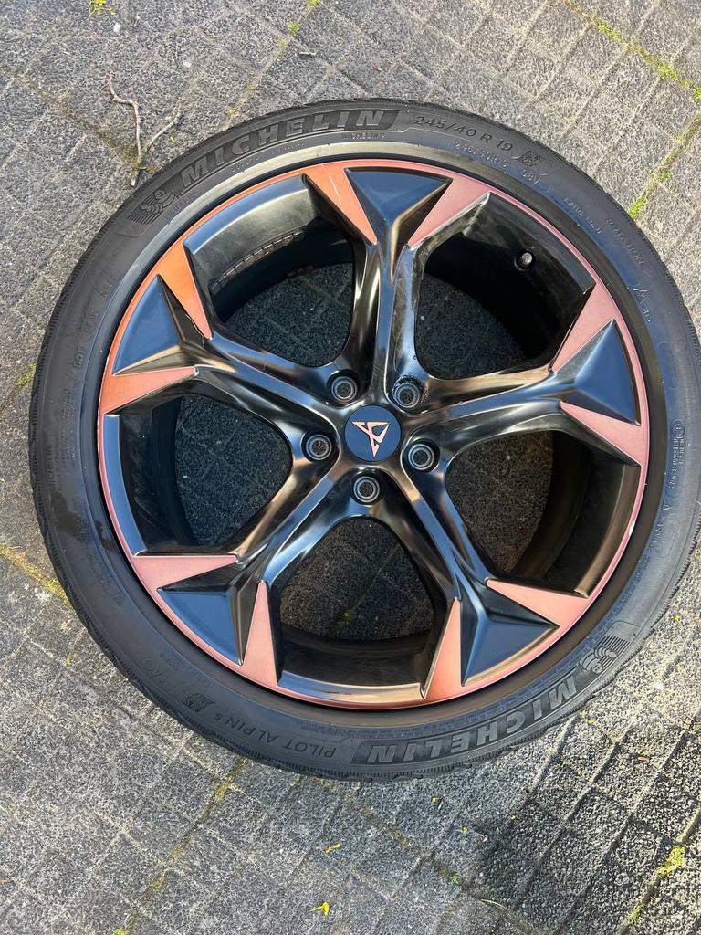Cupra 19’ x1 één stuk, 19 inch, Gebruikt, Banden en Velgen, Ophalen of Verzenden