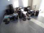 3 Praktica camera’s met lenzen, Ophalen of Verzenden, Gebruikt, Spiegelreflex, Overige Merken