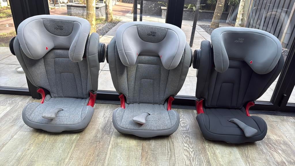 3x Britax Römer Isofix Autostoel Kidfix² S Grey/Grey Marble, Ophalen, Romer, Gebruikt, 15 t/m 36 kg