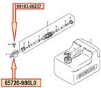 65720-986L0 Suzuki motorfitting Suzuki DF4. € 32,95, Ophalen of Verzenden, Nieuw, Motor en Techniek