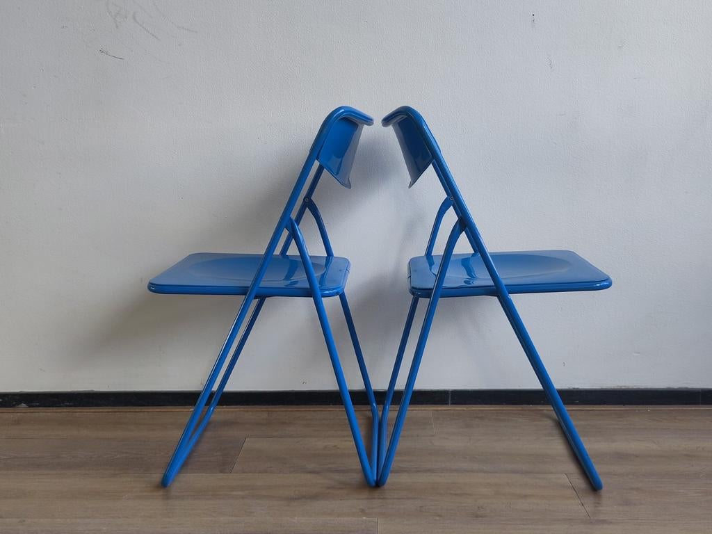 Vintage Ikea klapstoel Ted Niels Gammelgaard stoel jaren 70, Ophalen, Gebruikt, Twee, .