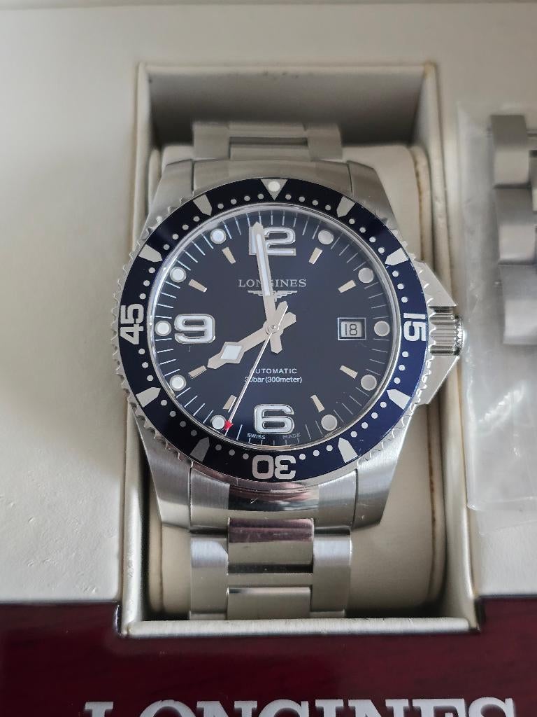Longines HydroConquest, Staal, Staal, Polshorloge, Zo goed als nieuw