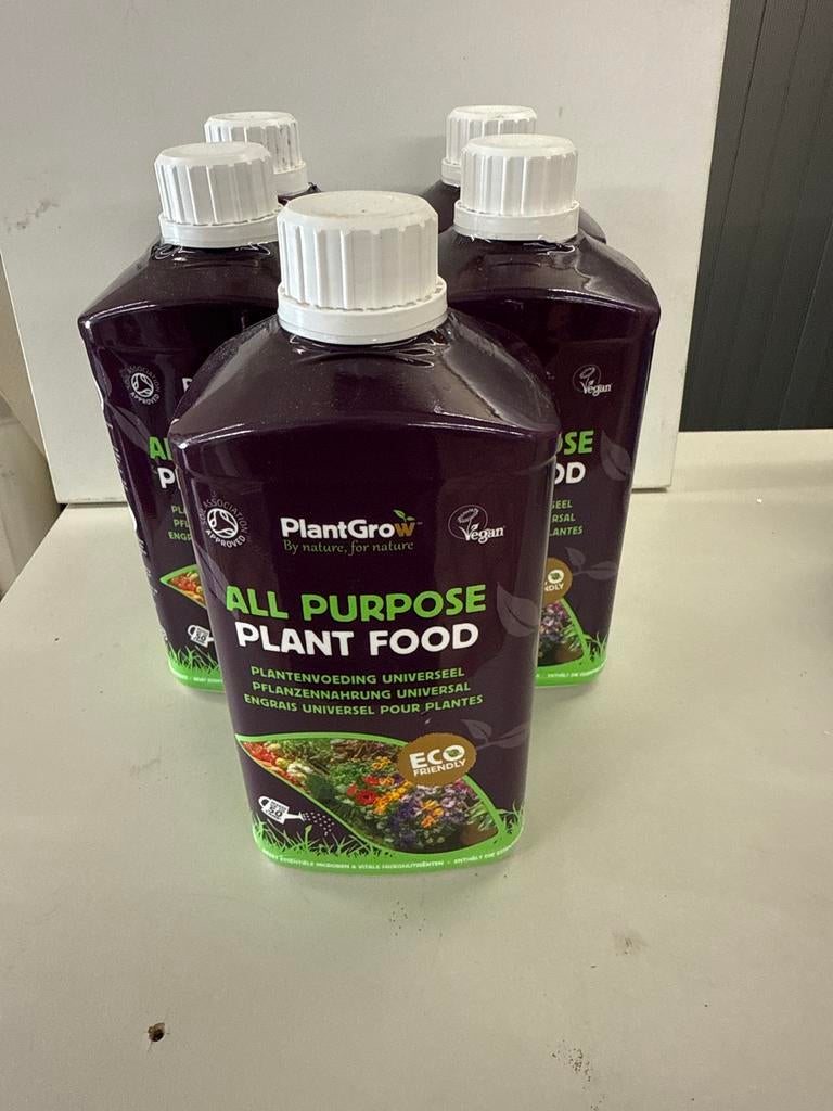 4 stuks PlantGrow All Purpose Plant Food -  Plantenvoeding, Ophalen of Verzenden, Nieuw