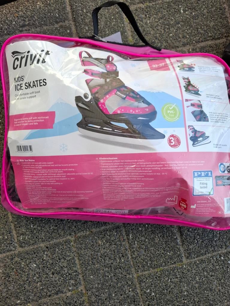 Crivit kinder schaatsen roze/zwart, Sport en Fitness, Schaatsen, Ophalen, IJshockeyschaatsen, Overige merken