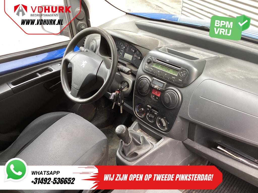 Peugeot Bipper 1.4 HDi EXPORT Rijdt prima/ Carkit/ Betimmerd, Auto's, Bestelauto's, Voorwielaandrijving, Stof, 4 cilinders, 68 pk