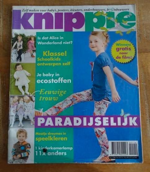 Knippie nr.1 februari, maart 2010, ook baby maat 50 t/m 164, Hobby en Vrije tijd, Kledingpatronen, Zo goed als nieuw, Kind, Knippie