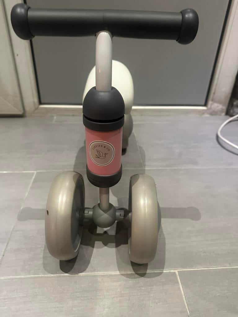 Loopfiets vanaf 1 jaar roze liefjes & co, Ophalen, Nieuw, Loopfiets