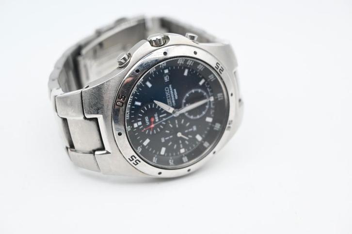 Seiko SND417P1, Sieraden, Tassen en Uiterlijk, Sporthorloges, Zo goed als nieuw, Android, Zwart, Ophalen of Verzenden