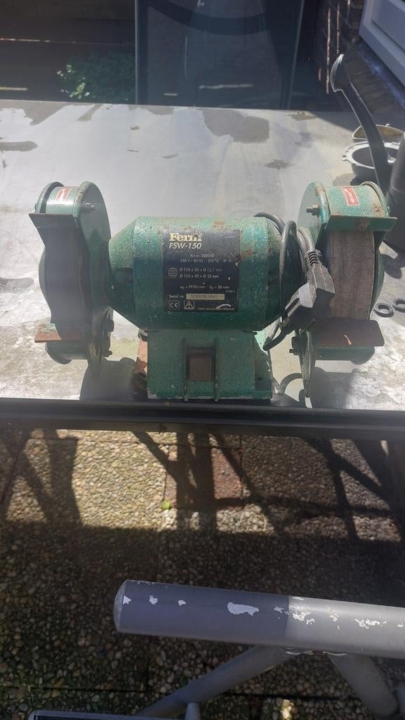 Fervi FSW-150 Werkbankslijpmachine - Gebruikt, Ophalen