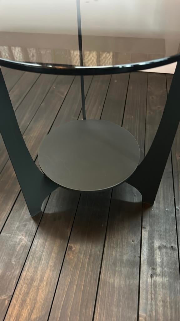 Metaform Parabol bijzettafel nieuw, Minder dan 55 cm, Rond, Nieuw, Ophalen