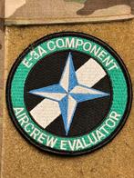 Embleem nato awacs aircrew evaluator, Verzenden, Luchtmacht, Nederland, Embleem of Badge