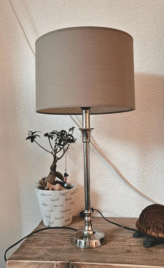 Tafellamp Light en living, Huis en Inrichting, Lampen | Tafellampen, Ophalen, Zo goed als nieuw, Stof, 50 tot 75 cm