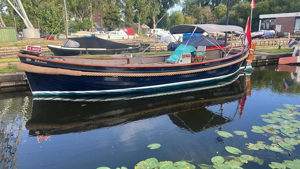 Stoere Wilhelmina sloep 9m, Volvo Penta 54pk, recent onderho, Ophalen, Gebruikt, Binnenboordmotor, 6 meter of meer