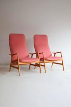 Set van 2 Kontor fauteuils, Alf Svensson voor Fritz Hansen, Huis en Inrichting, Fauteuils, Ophalen, Design, 75 tot 100 cm, Tijdperk