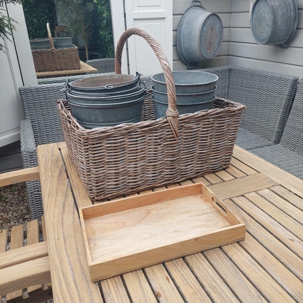 Klein houten dienblad, Ophalen of Verzenden, Rechthoekig, Hout