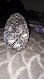 Kristallen decoratief ei - geslepen glas, Ophalen of Verzenden