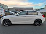 BMW 1-serie 118i AUTOMAAT/NAVI/CLIMA/LED/18INCH!, Gebruikt, Wit, Origineel Nederlands, Bedrijf